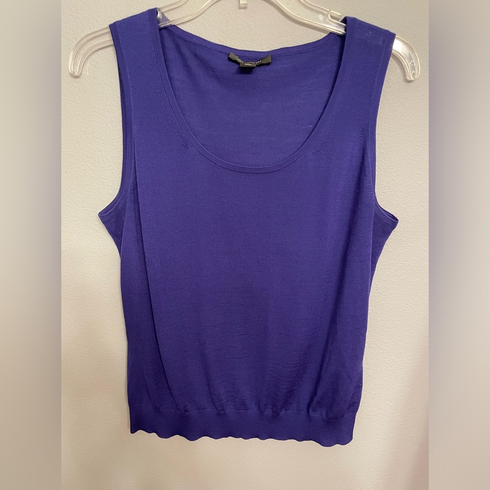 EUC St John Wool Blend Black Tank size M